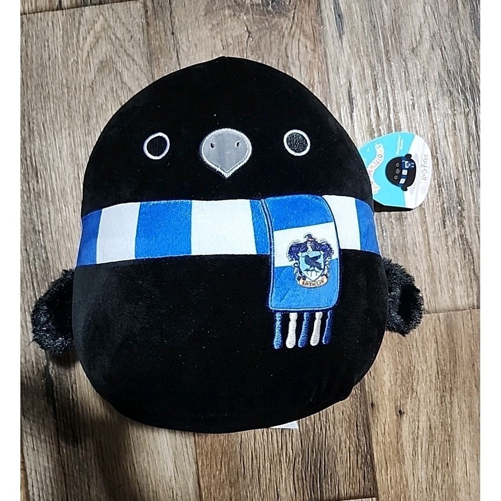 Squishmallow Harry Potter Ravenclaw Raven Blue Crest Plush Stuffed Animal 10"